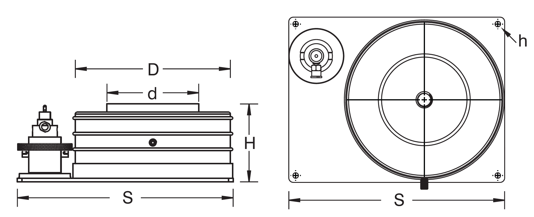 Series DRAS — technical drawing 1