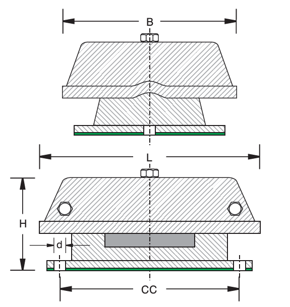 Series DGF — technical drawing 1