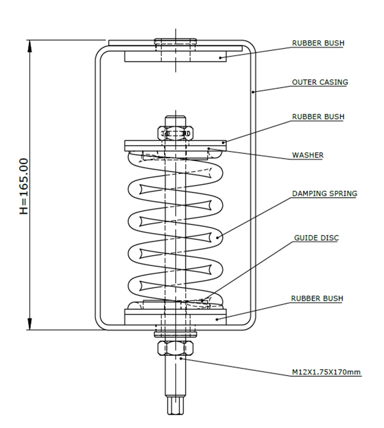 Series DOS / DIH — technical drawing 4