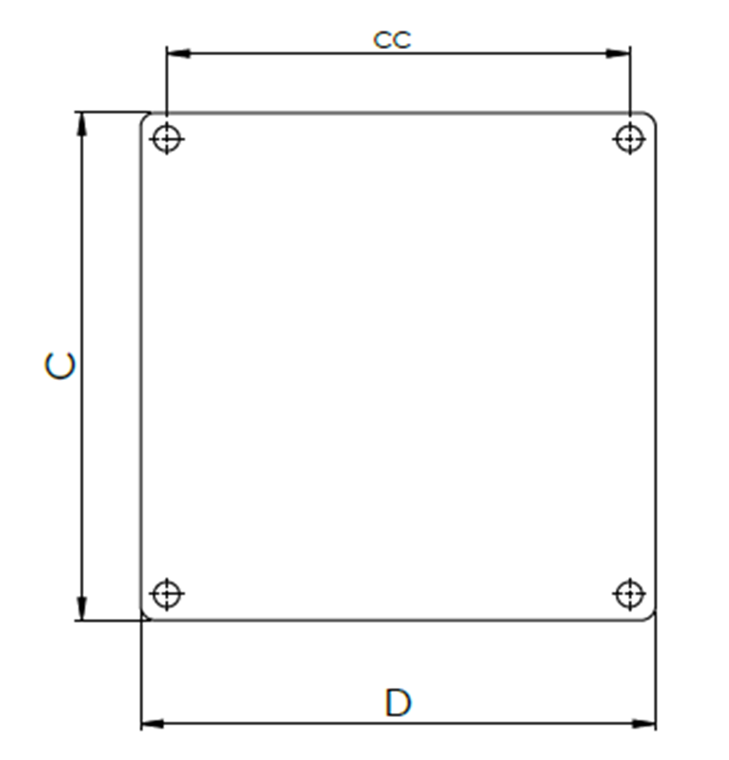 Series RBD-RT-LV / RDD-RT-LV — technical drawing 1