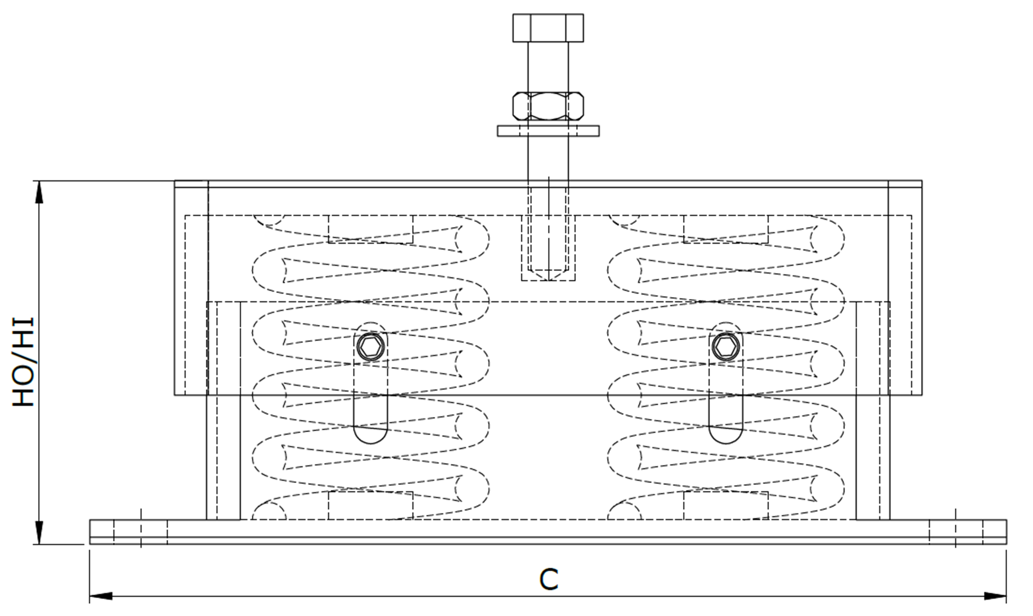 Series MAI / MBI / MDI — technical drawing 3