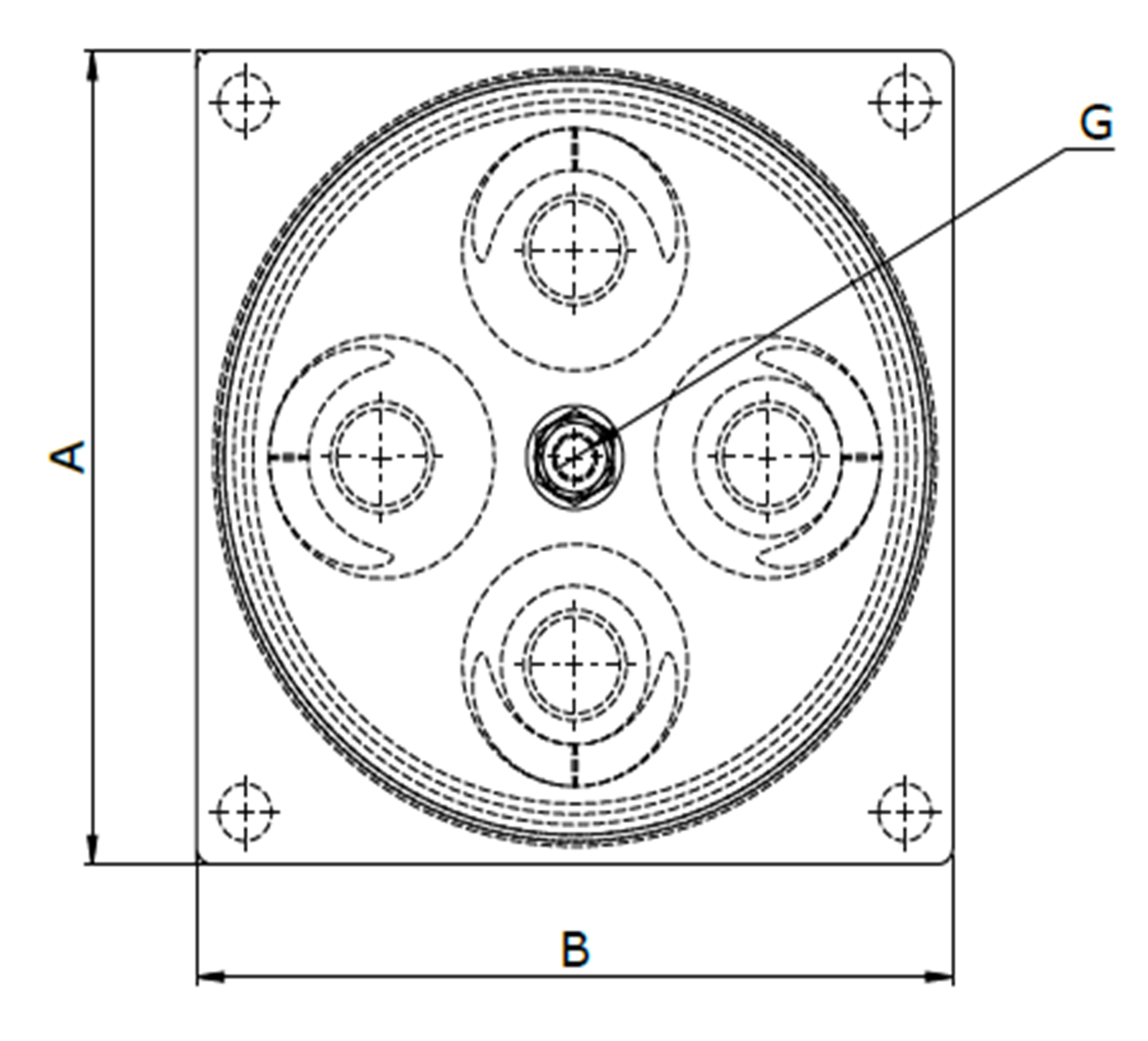 Series RAD-RT / RBD-RT / RDD-RT — technical drawing 3