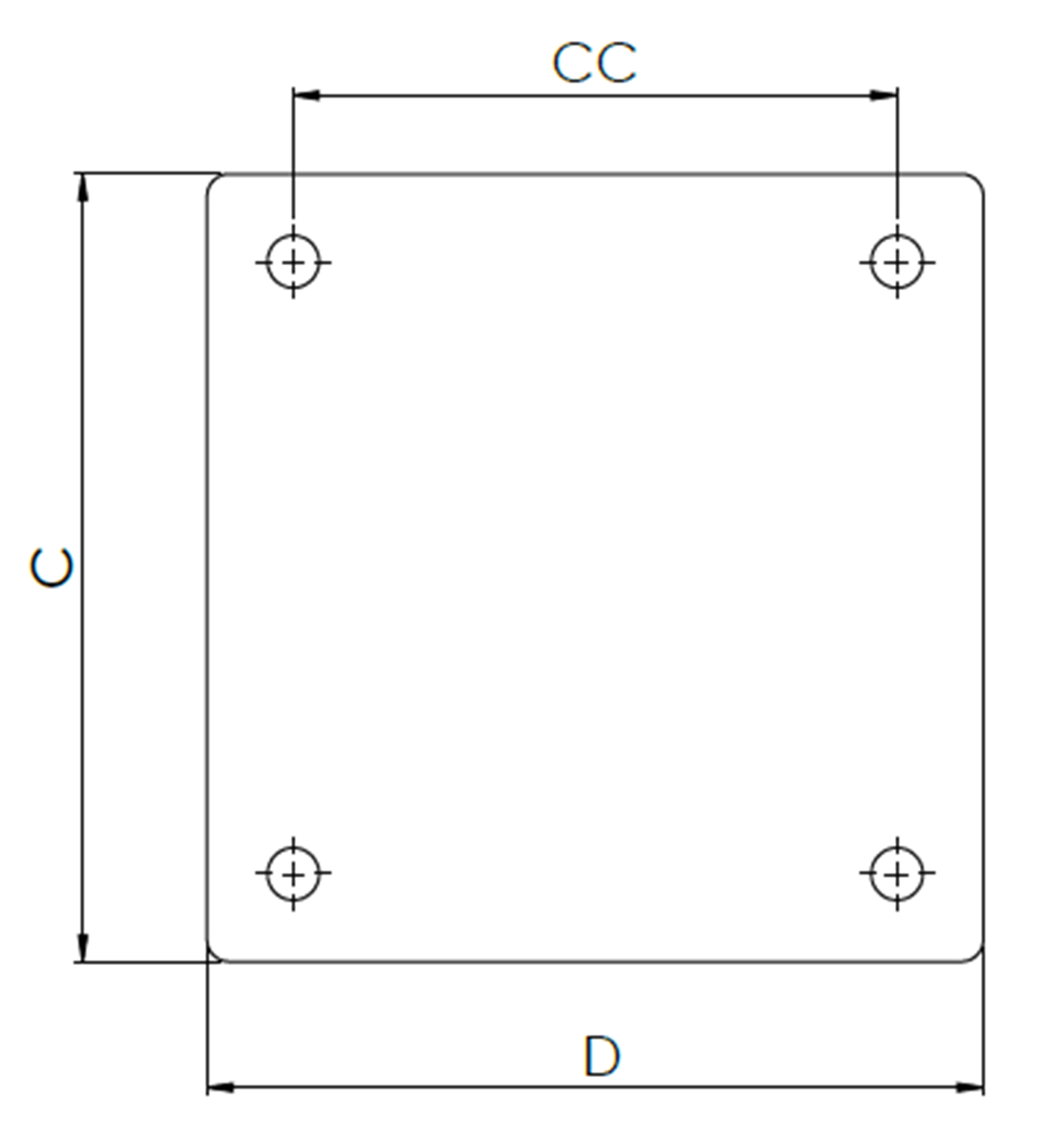 Series RAD-RT / RBD-RT / RDD-RT — technical drawing 2