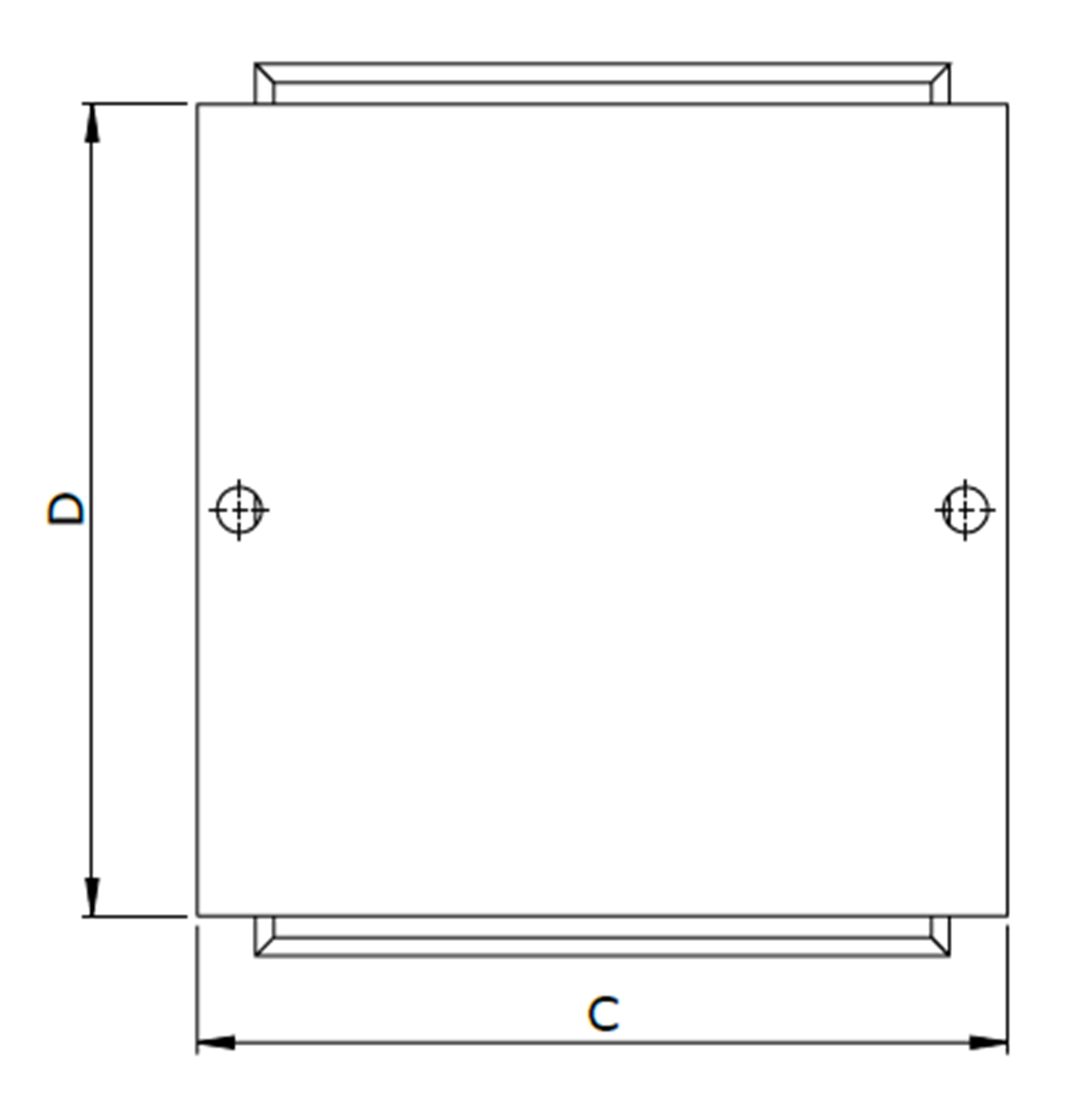 Series RBD / RDD — technical drawing 1