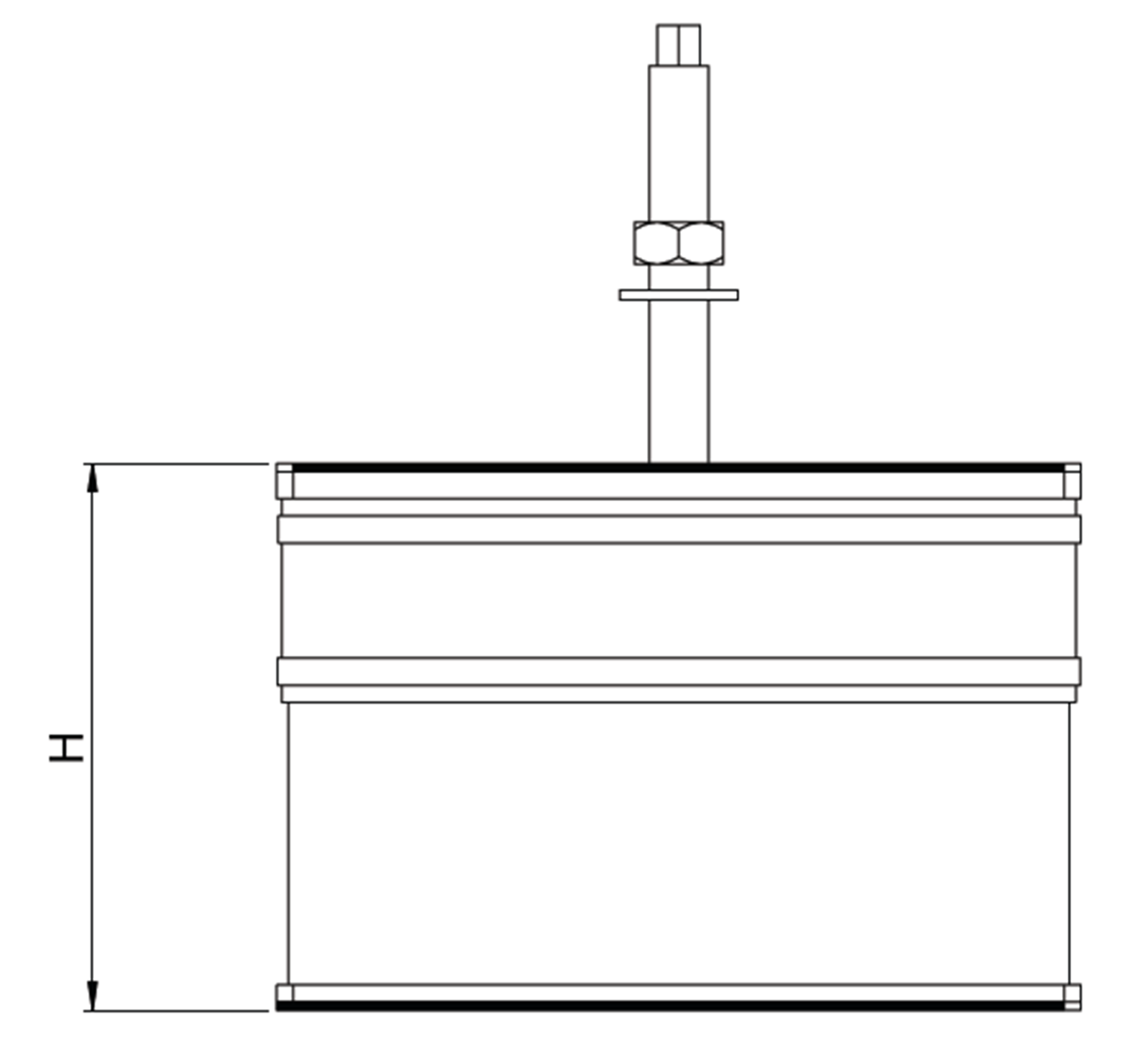 Series RT-SP2 / RT-SP3 — technical drawing 1