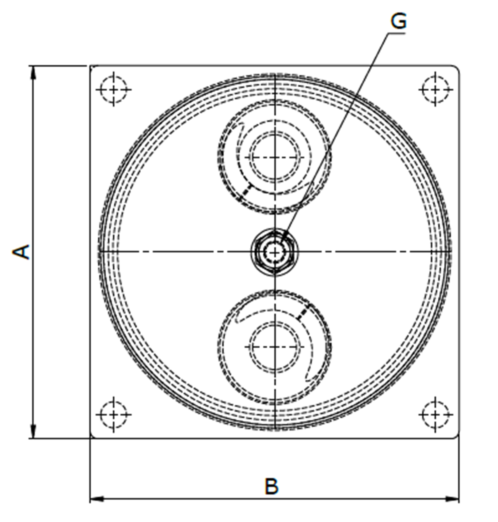 Series RT-SP2 / RT-SP3 — technical drawing 5