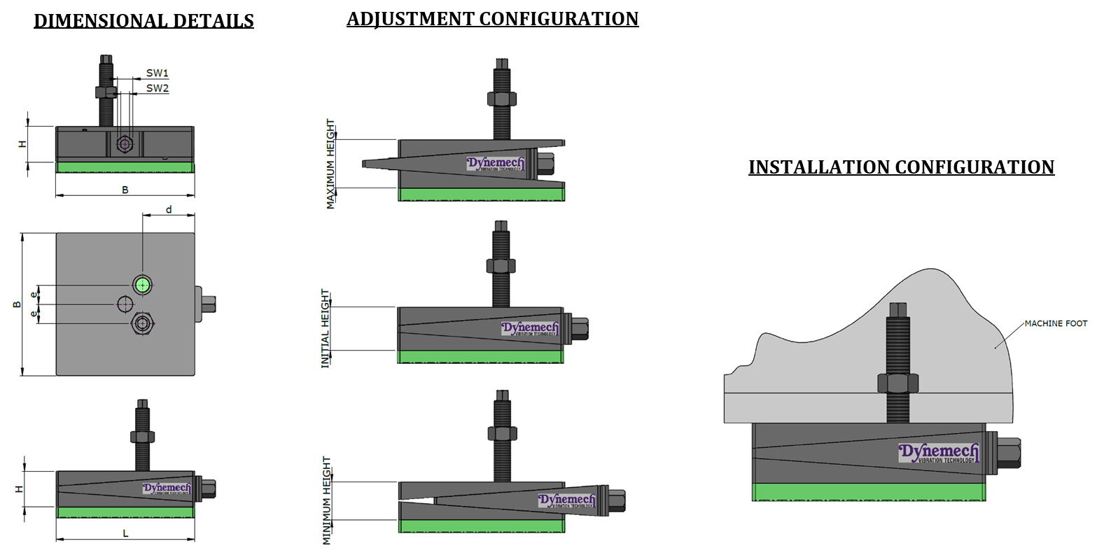 Series DB — technical drawing 1