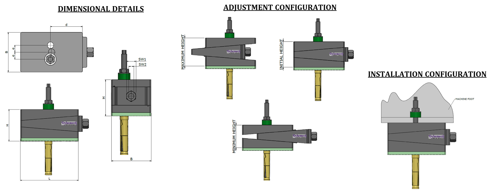 Series DTH — technical drawing 1
